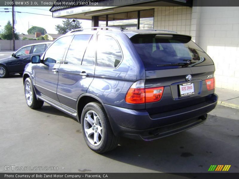 Toledo Blue Metallic / Sand Beige 2005 BMW X5 3.0i