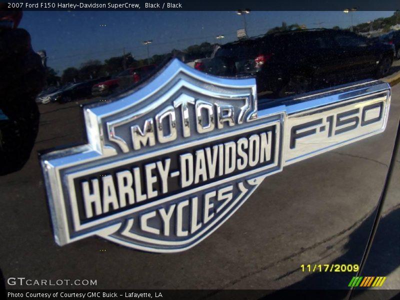 Black / Black 2007 Ford F150 Harley-Davidson SuperCrew