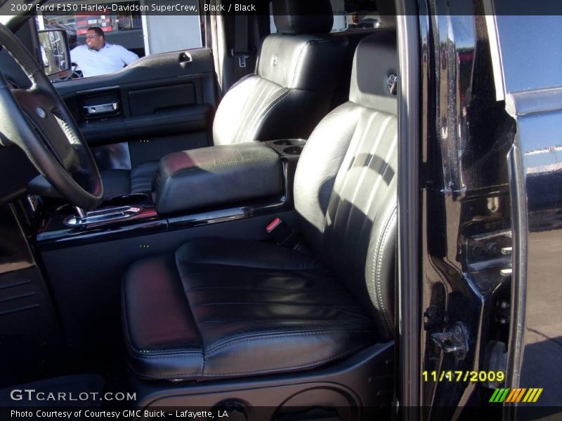 Black / Black 2007 Ford F150 Harley-Davidson SuperCrew