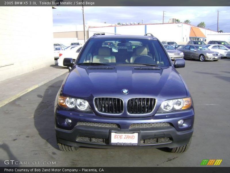 Toledo Blue Metallic / Sand Beige 2005 BMW X5 3.0i