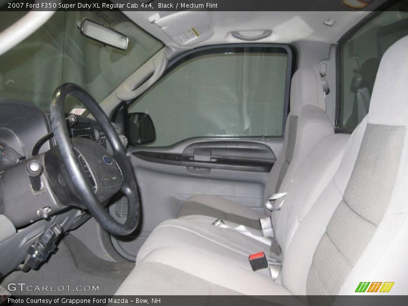 Black / Medium Flint 2007 Ford F350 Super Duty XL Regular Cab 4x4