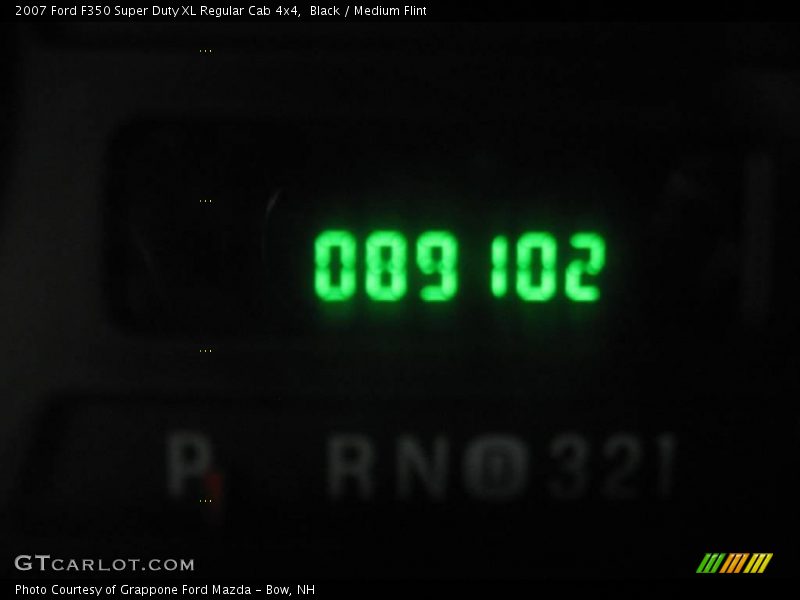 Black / Medium Flint 2007 Ford F350 Super Duty XL Regular Cab 4x4