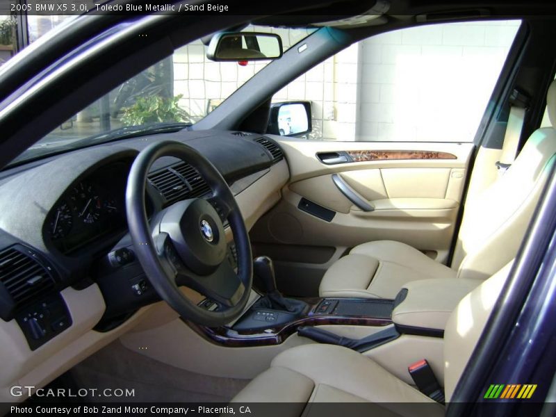 Toledo Blue Metallic / Sand Beige 2005 BMW X5 3.0i