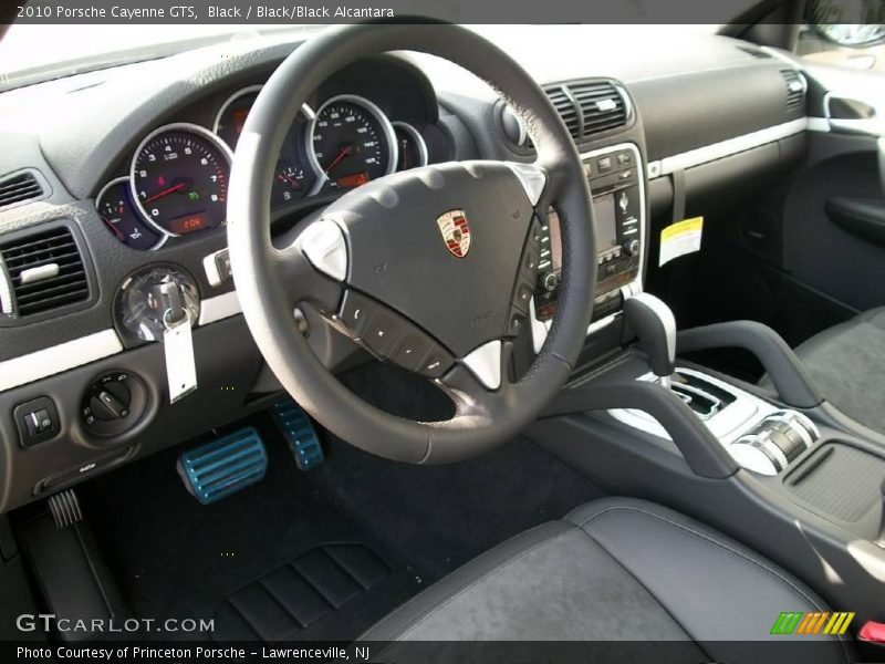 Black / Black/Black Alcantara 2010 Porsche Cayenne GTS