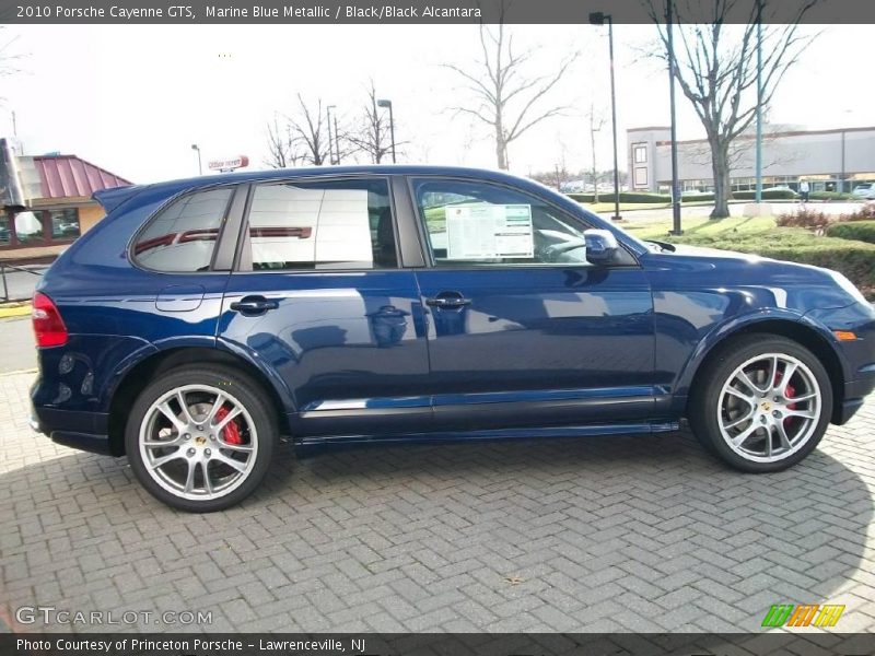 Marine Blue Metallic / Black/Black Alcantara 2010 Porsche Cayenne GTS