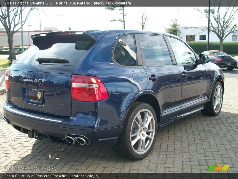 Marine Blue Metallic / Black/Black Alcantara 2010 Porsche Cayenne GTS
