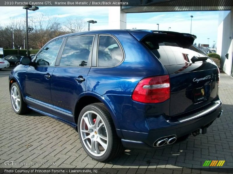 Marine Blue Metallic / Black/Black Alcantara 2010 Porsche Cayenne GTS