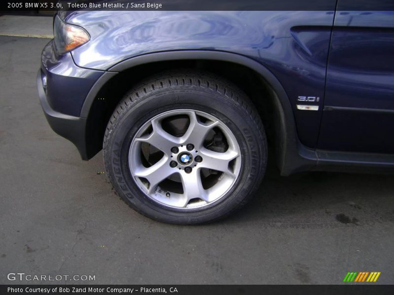 Toledo Blue Metallic / Sand Beige 2005 BMW X5 3.0i