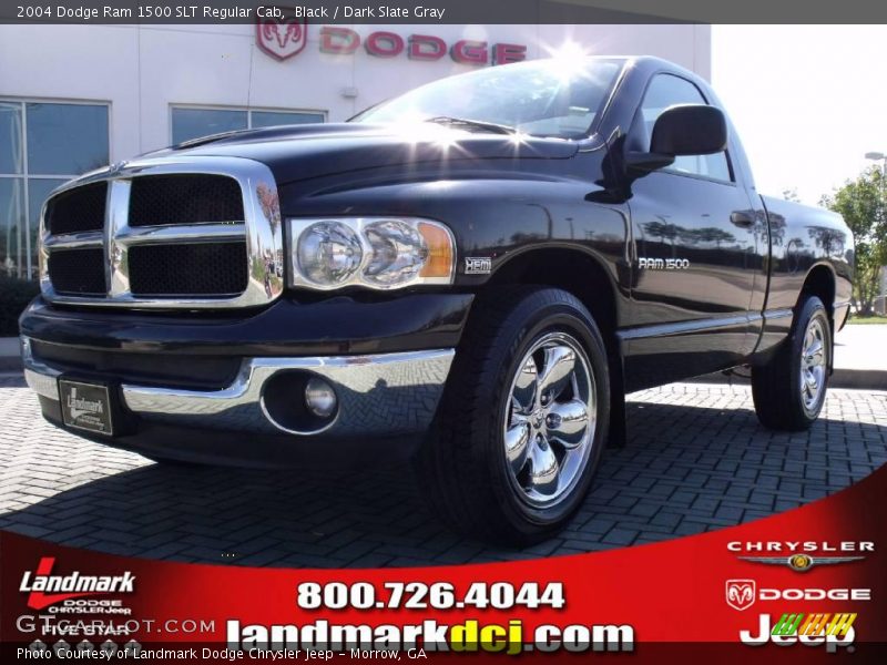Black / Dark Slate Gray 2004 Dodge Ram 1500 SLT Regular Cab