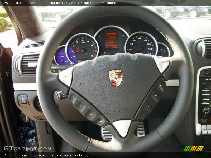 Marine Blue Metallic / Black/Black Alcantara 2010 Porsche Cayenne GTS