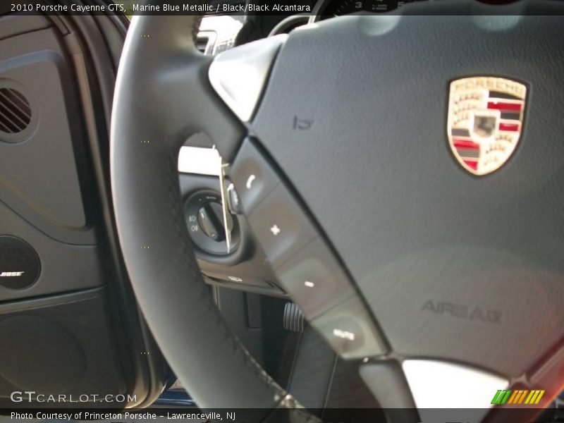 Marine Blue Metallic / Black/Black Alcantara 2010 Porsche Cayenne GTS