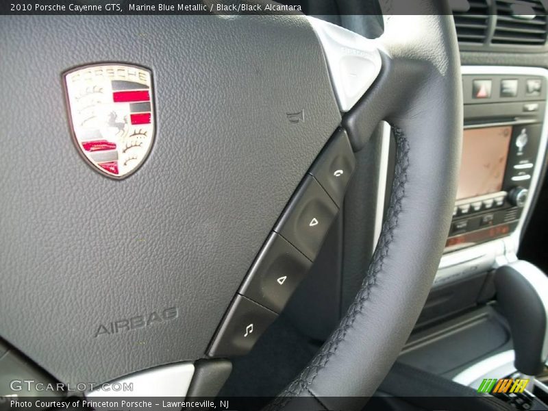 Marine Blue Metallic / Black/Black Alcantara 2010 Porsche Cayenne GTS