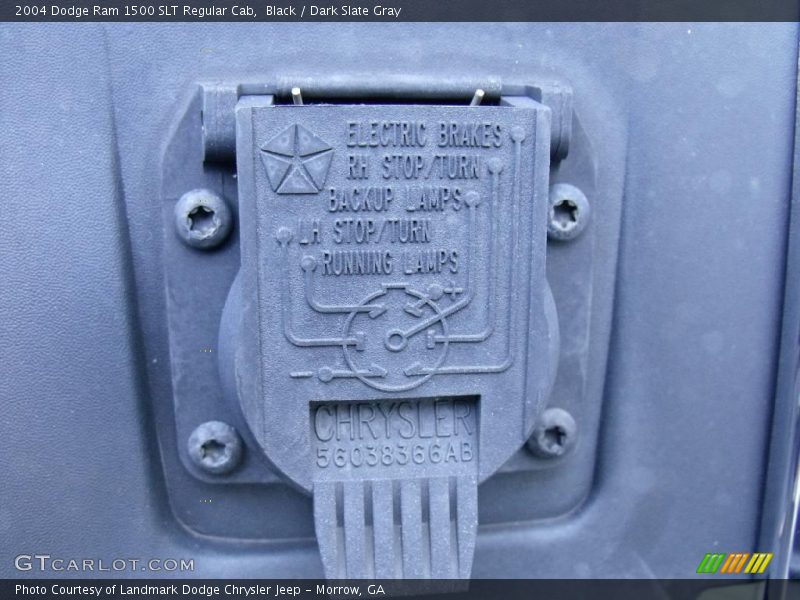 Black / Dark Slate Gray 2004 Dodge Ram 1500 SLT Regular Cab