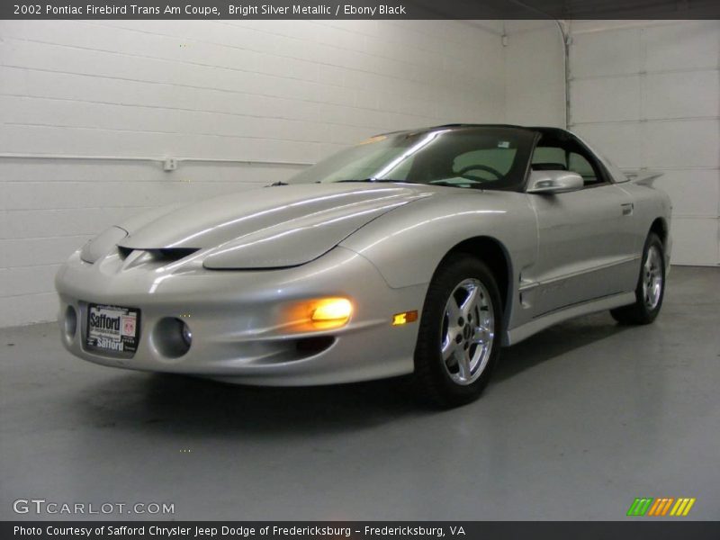 Bright Silver Metallic / Ebony Black 2002 Pontiac Firebird Trans Am Coupe