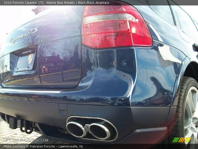 Marine Blue Metallic / Black/Black Alcantara 2010 Porsche Cayenne GTS