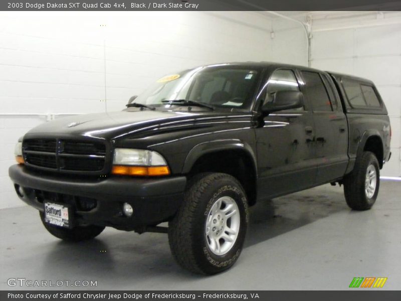 Black / Dark Slate Gray 2003 Dodge Dakota SXT Quad Cab 4x4