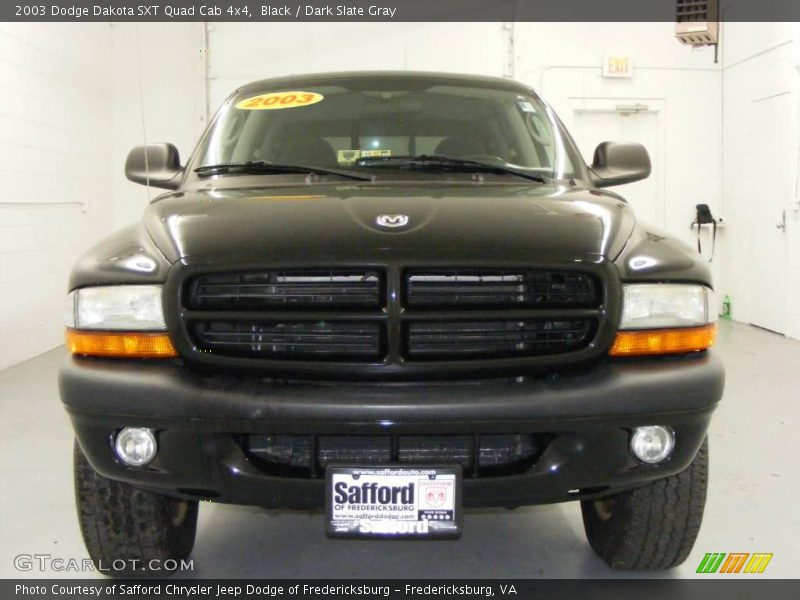 Black / Dark Slate Gray 2003 Dodge Dakota SXT Quad Cab 4x4