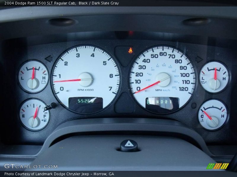 Black / Dark Slate Gray 2004 Dodge Ram 1500 SLT Regular Cab
