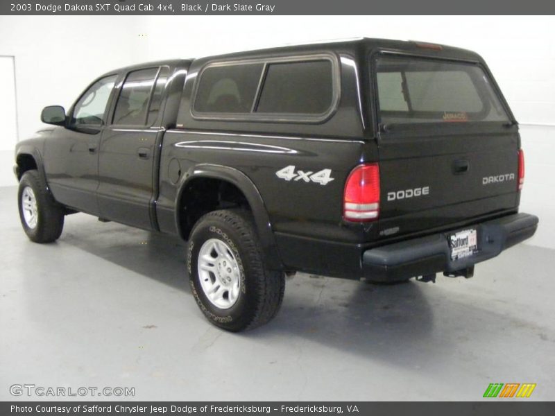 Black / Dark Slate Gray 2003 Dodge Dakota SXT Quad Cab 4x4