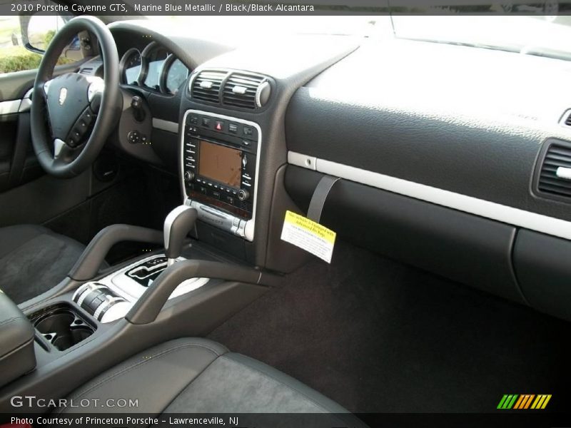 Marine Blue Metallic / Black/Black Alcantara 2010 Porsche Cayenne GTS