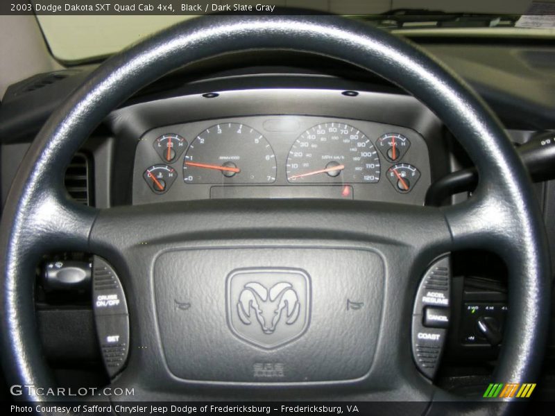 Black / Dark Slate Gray 2003 Dodge Dakota SXT Quad Cab 4x4