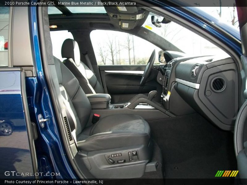 Marine Blue Metallic / Black/Black Alcantara 2010 Porsche Cayenne GTS