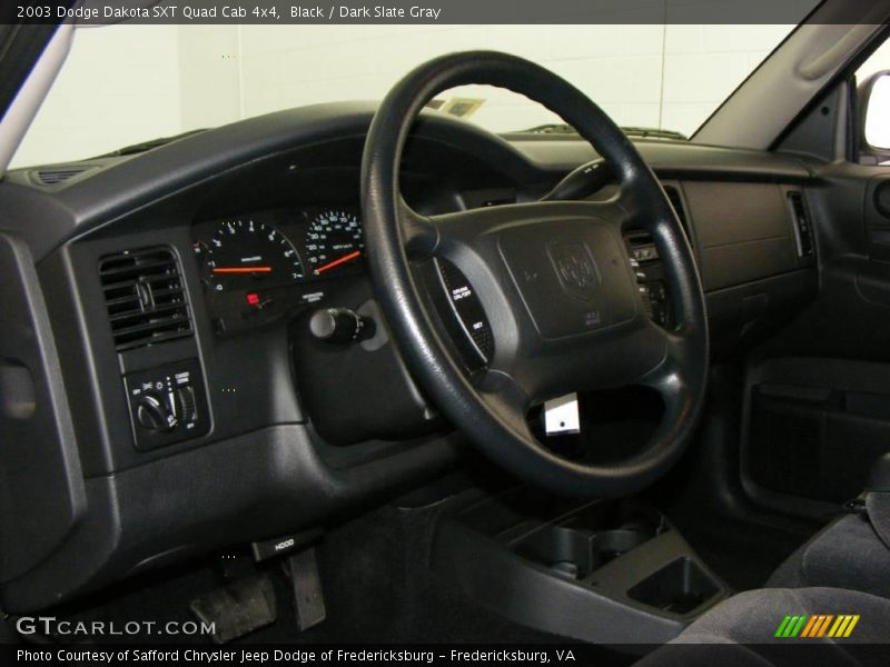 Black / Dark Slate Gray 2003 Dodge Dakota SXT Quad Cab 4x4