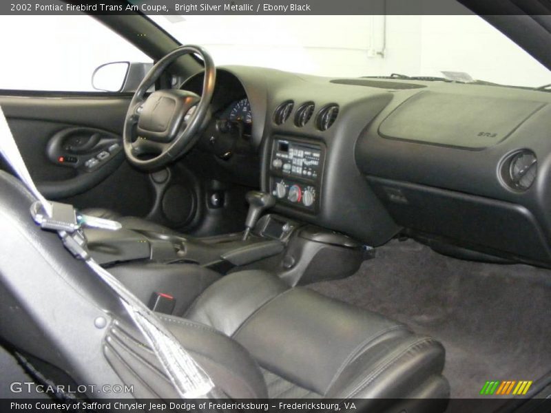 Bright Silver Metallic / Ebony Black 2002 Pontiac Firebird Trans Am Coupe
