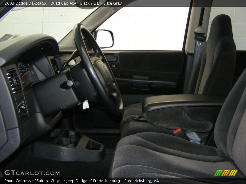 Black / Dark Slate Gray 2003 Dodge Dakota SXT Quad Cab 4x4