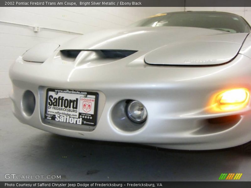 Bright Silver Metallic / Ebony Black 2002 Pontiac Firebird Trans Am Coupe