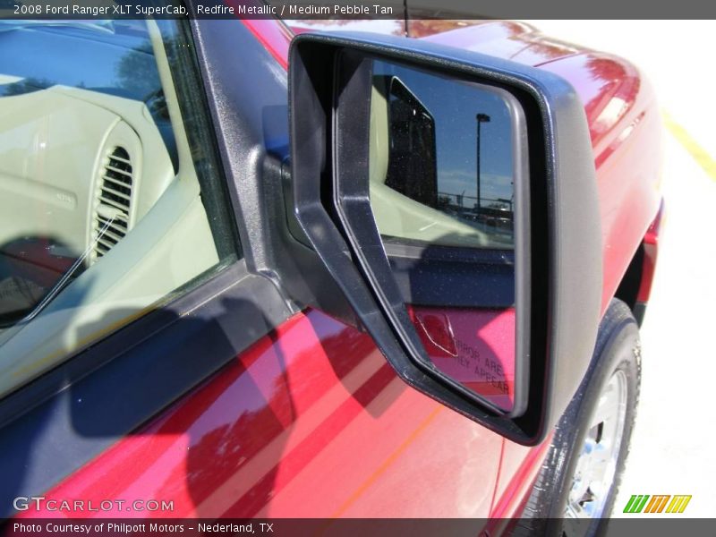 Redfire Metallic / Medium Pebble Tan 2008 Ford Ranger XLT SuperCab