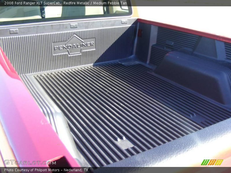 Redfire Metallic / Medium Pebble Tan 2008 Ford Ranger XLT SuperCab