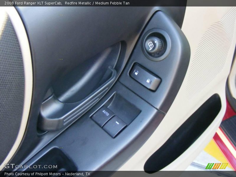 Redfire Metallic / Medium Pebble Tan 2008 Ford Ranger XLT SuperCab