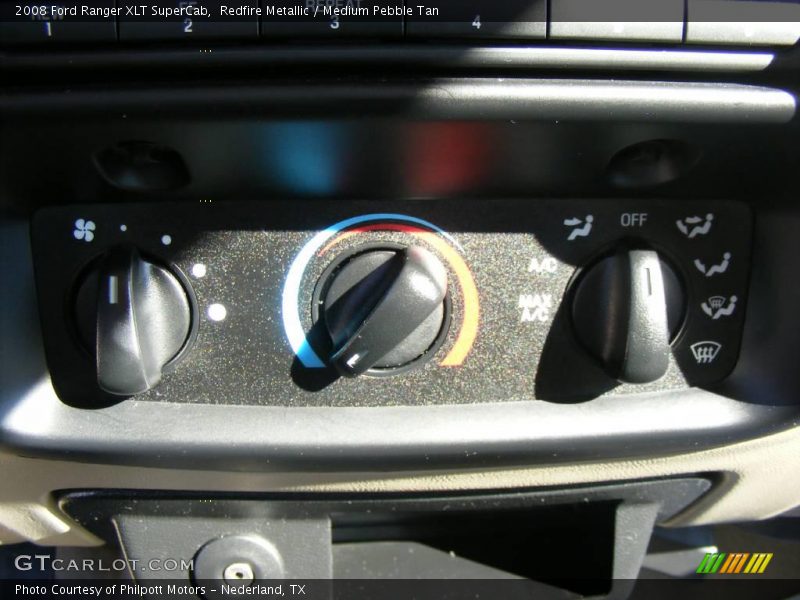 Redfire Metallic / Medium Pebble Tan 2008 Ford Ranger XLT SuperCab