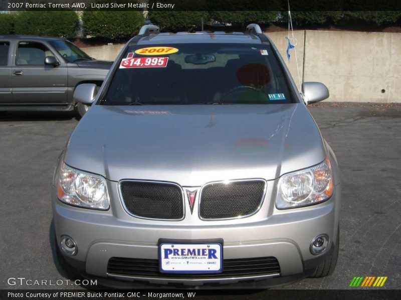 Liquid Silver Metallic / Ebony 2007 Pontiac Torrent AWD