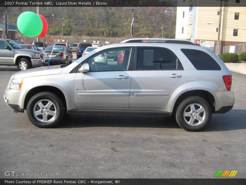 Liquid Silver Metallic / Ebony 2007 Pontiac Torrent AWD
