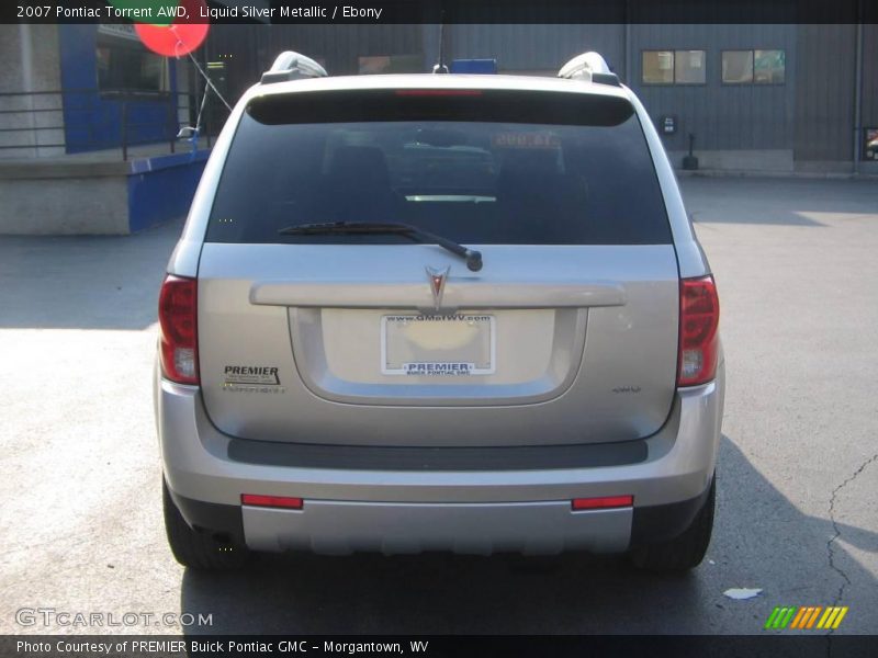 Liquid Silver Metallic / Ebony 2007 Pontiac Torrent AWD