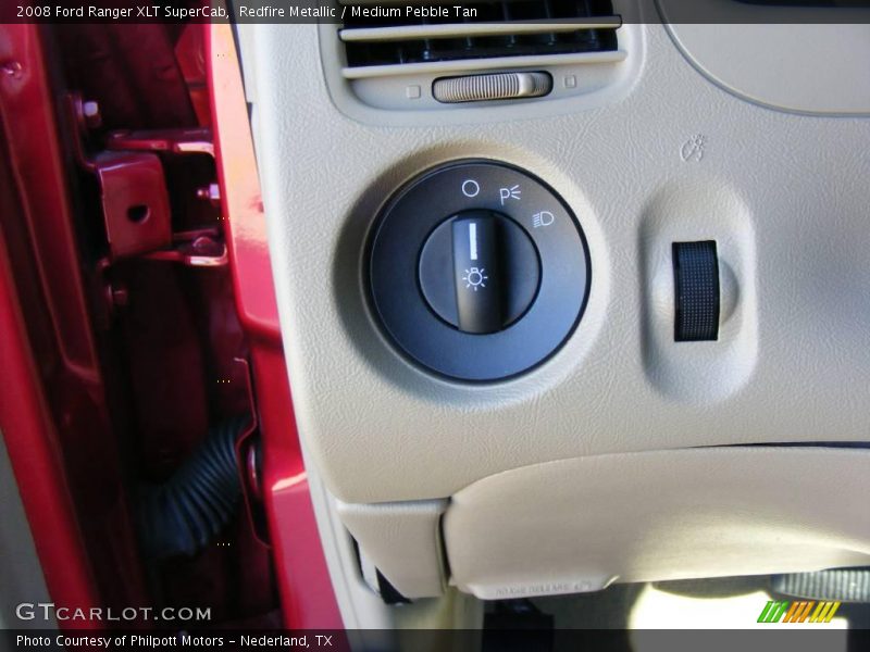 Redfire Metallic / Medium Pebble Tan 2008 Ford Ranger XLT SuperCab