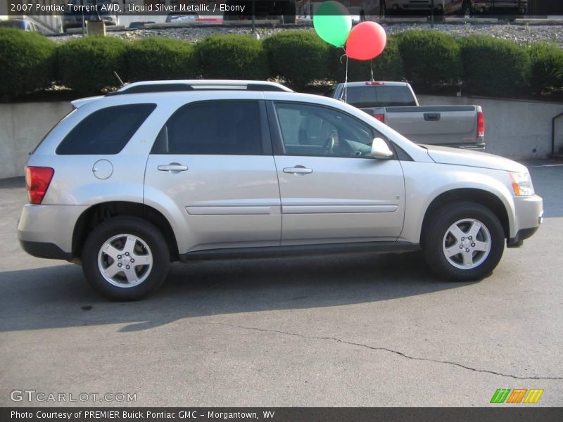 Liquid Silver Metallic / Ebony 2007 Pontiac Torrent AWD