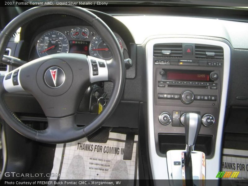 Liquid Silver Metallic / Ebony 2007 Pontiac Torrent AWD