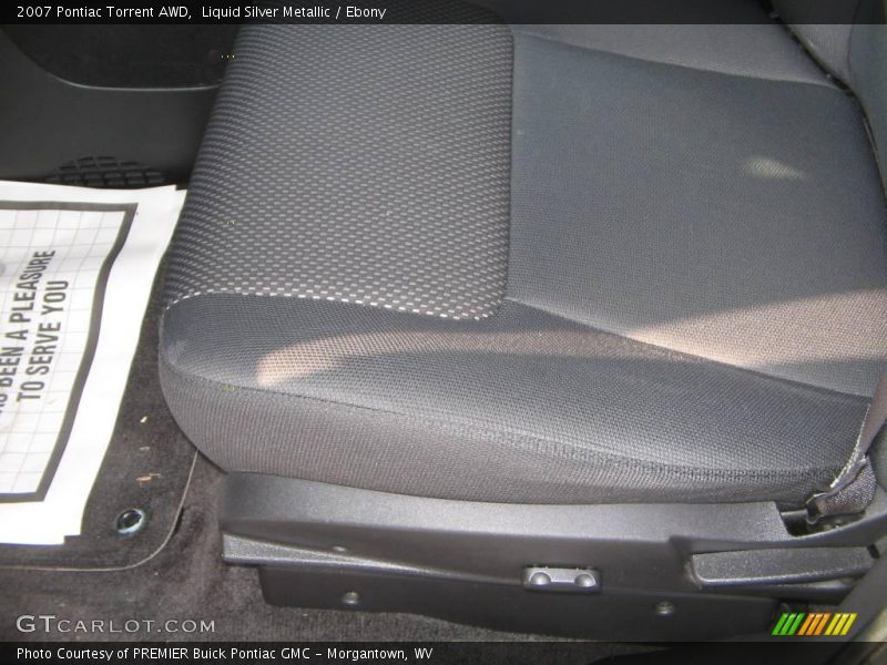 Liquid Silver Metallic / Ebony 2007 Pontiac Torrent AWD