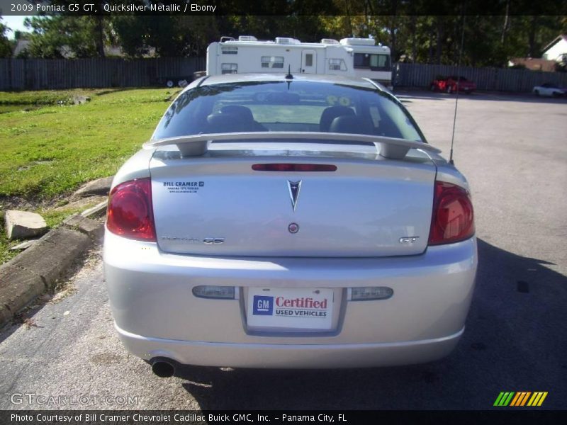 Quicksilver Metallic / Ebony 2009 Pontiac G5 GT