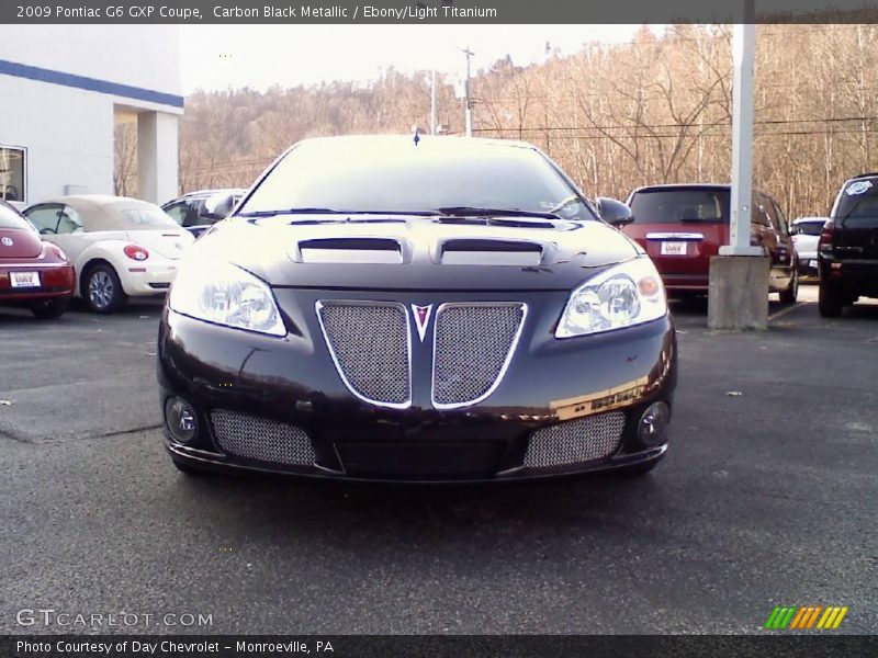 Carbon Black Metallic / Ebony/Light Titanium 2009 Pontiac G6 GXP Coupe