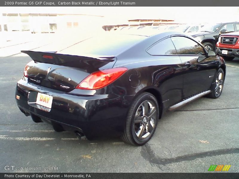 Carbon Black Metallic / Ebony/Light Titanium 2009 Pontiac G6 GXP Coupe