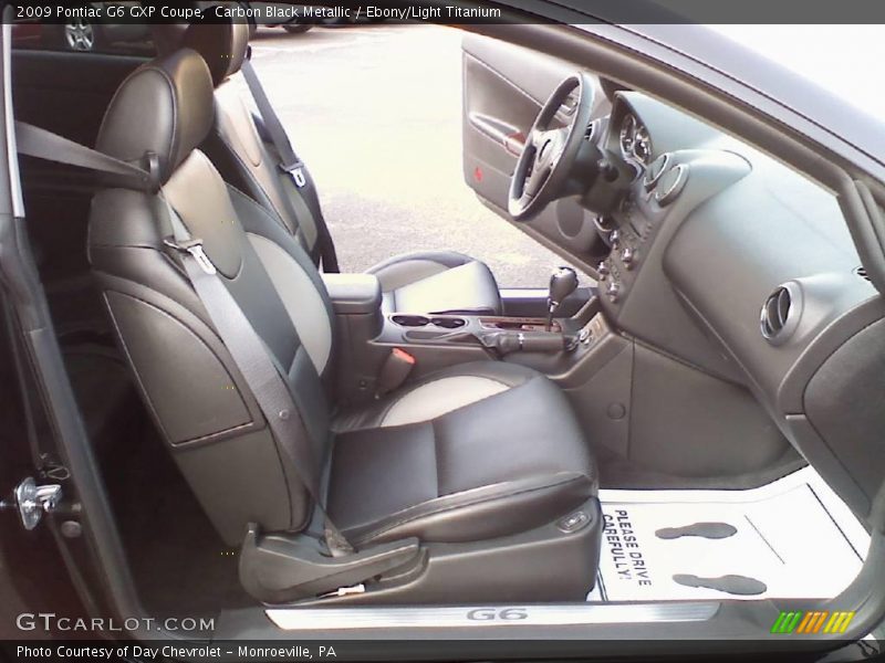 Carbon Black Metallic / Ebony/Light Titanium 2009 Pontiac G6 GXP Coupe
