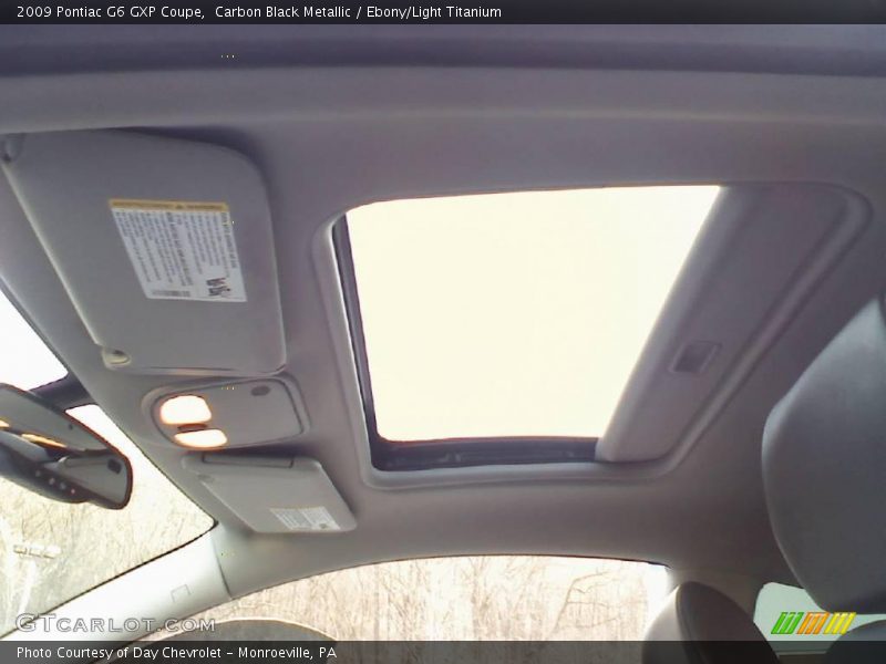 Carbon Black Metallic / Ebony/Light Titanium 2009 Pontiac G6 GXP Coupe