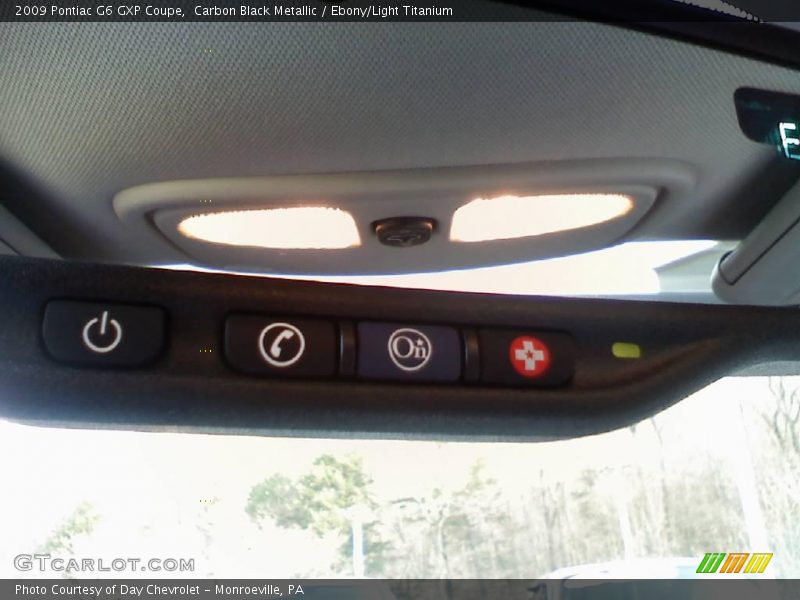 Carbon Black Metallic / Ebony/Light Titanium 2009 Pontiac G6 GXP Coupe