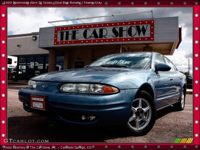 Opal Blue Metallic / Pewter Gray 1999 Oldsmobile Alero GL Sedan