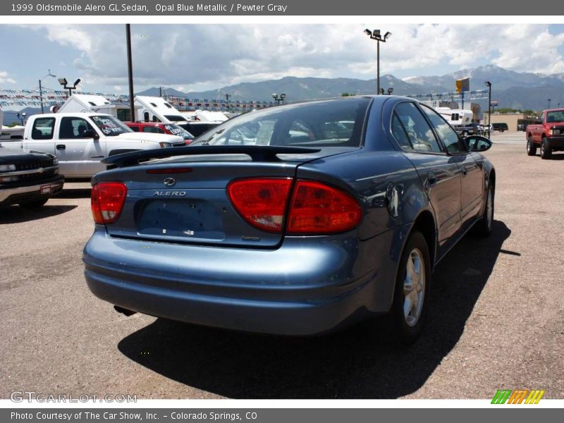 Opal Blue Metallic / Pewter Gray 1999 Oldsmobile Alero GL Sedan