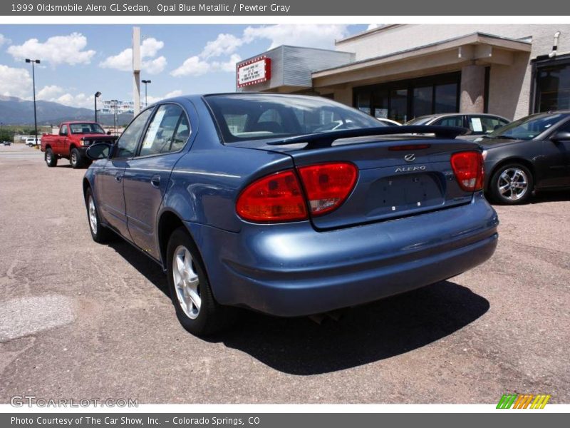 Opal Blue Metallic / Pewter Gray 1999 Oldsmobile Alero GL Sedan